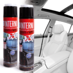 Sanitizing interior fabrics and carpeting for cars