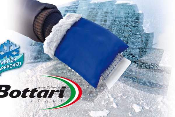 raschiaghiaccio con guanto Bottari Ice scraper glove Bottari