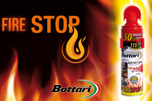 Estintore spray Bottari Firestop 450ml Spray extinguisher Bottari Firestop 450ml
