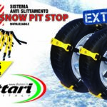 Tyre chains snow pit stop extreme